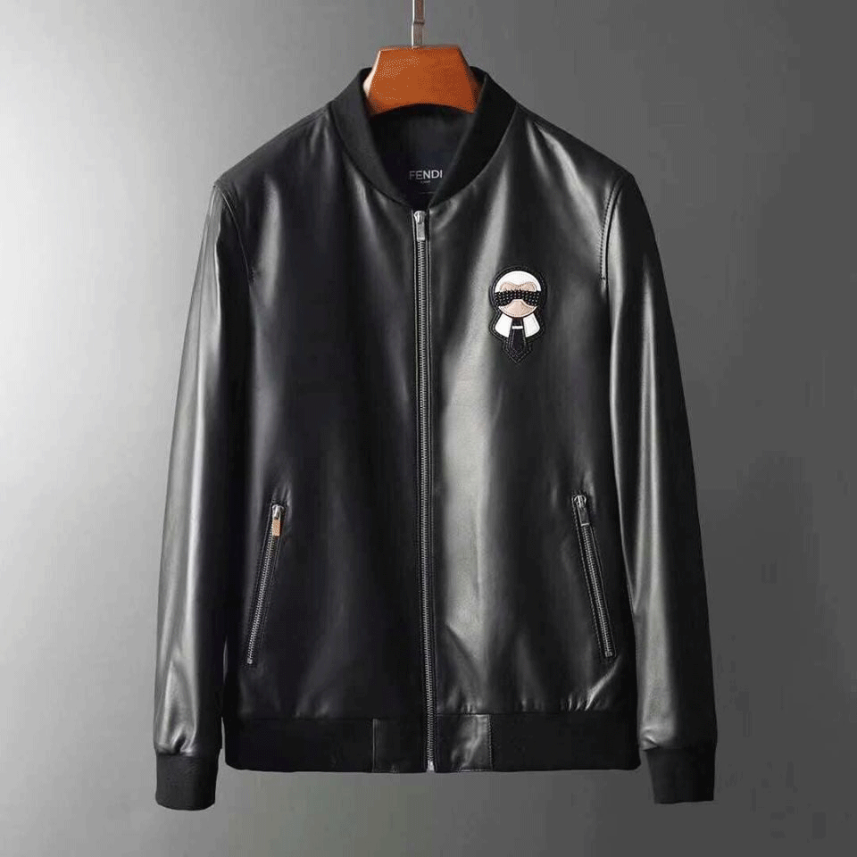 Áo da nam hiệu Fendi ông già cao cấp