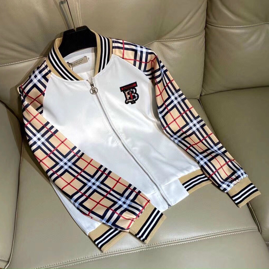 Áo khoác nữ tay kẻ Burberry cao cấp