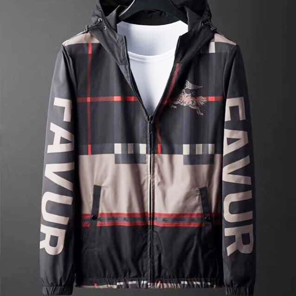 Áo khoác nam hiệu Burberry phối màu cao cấp