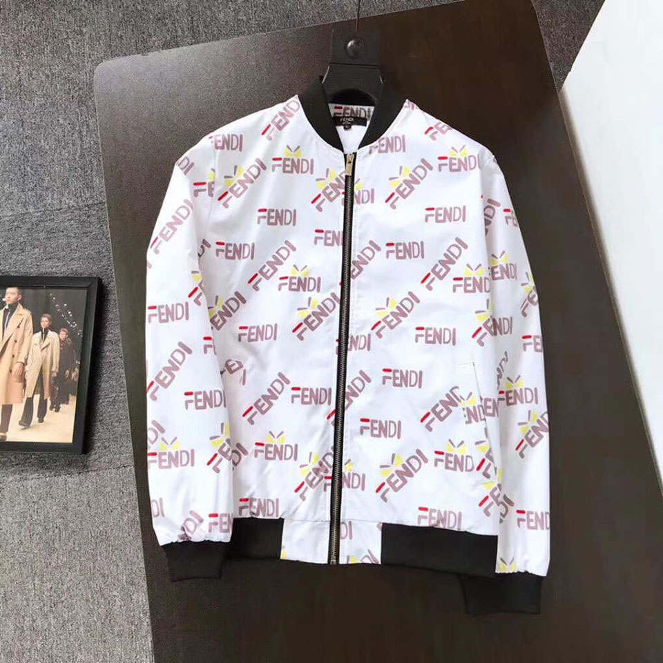 Áo khoác nam hiệu Fendi logo cao cấp