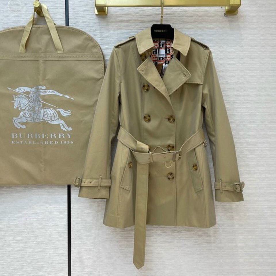 Áo khoác hiệu Burberry thắt đai cao cấp