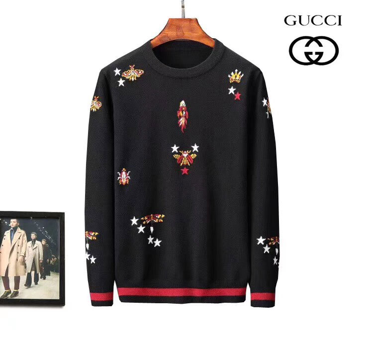 Áo len hiệu Gucci phối huy hiệu cao cấp