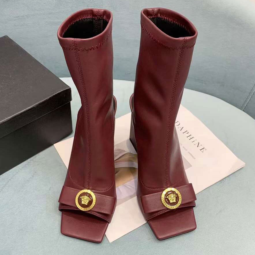 Boot hở mũi Versace hàng siêu cấp