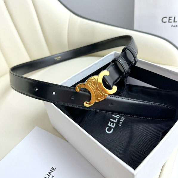 Dây lưng da mặt vàng Celine siêu cấp