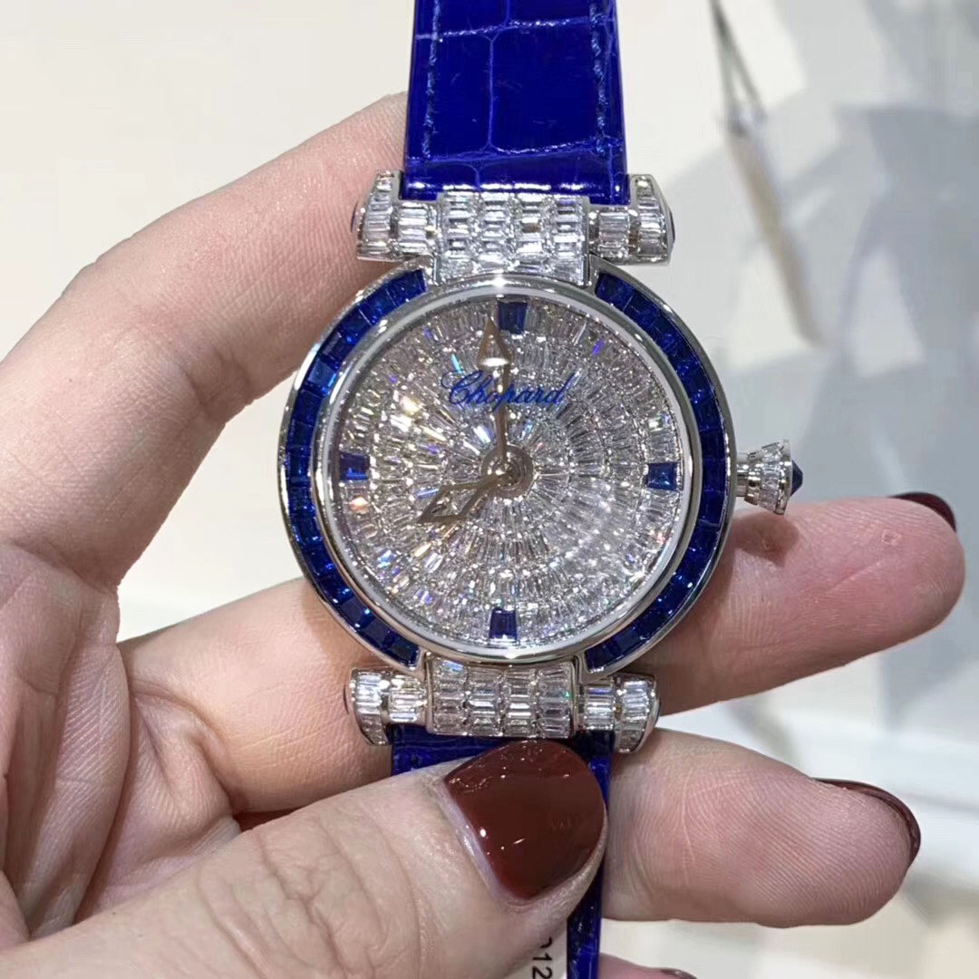 Đồng hồ hiệu Chopard nạm đá da rắn siêu cấp