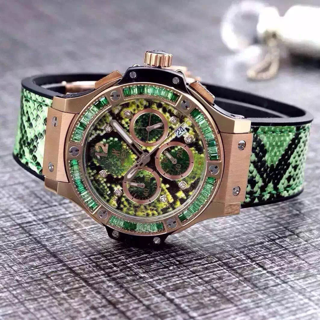 Đồng hồ Hublot da chăn hoa cao cấp