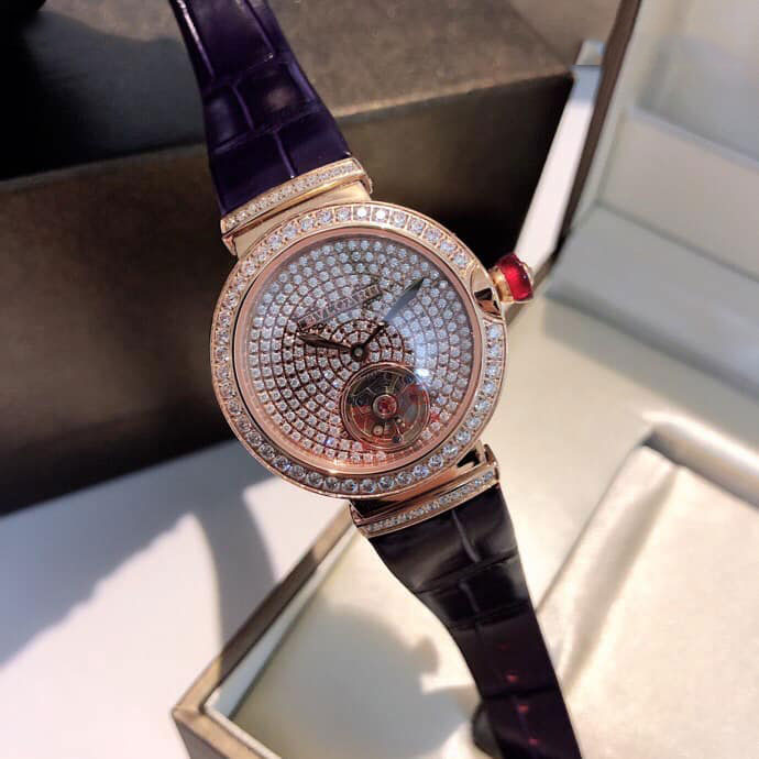Đồng hồ hiệu Bvlgari mặt nạm đá cao cấp