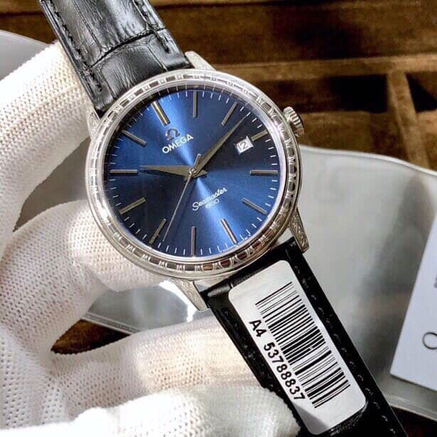 Đồng hồ hiệu Omega quai da siêu cấp