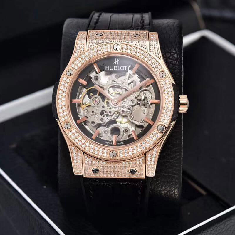 Đồng hồ hiệu Hublot nam dây da siêu cấp