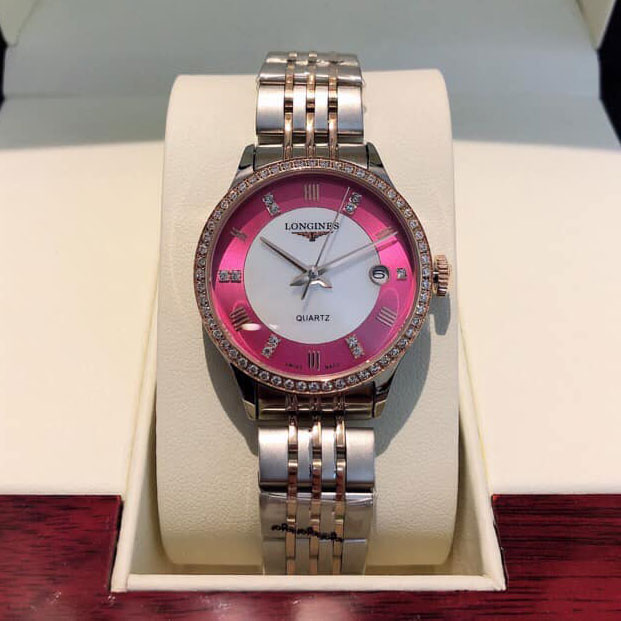 Đồng hồ gắn đá hiệu Longines Likeauth