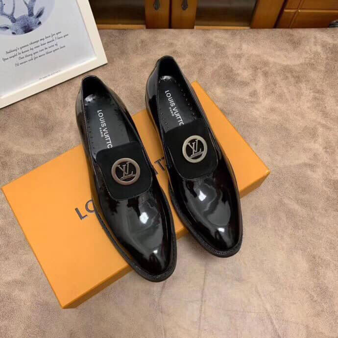 Giầy nam da bóng hiệu Louis Vuitton da bóng 