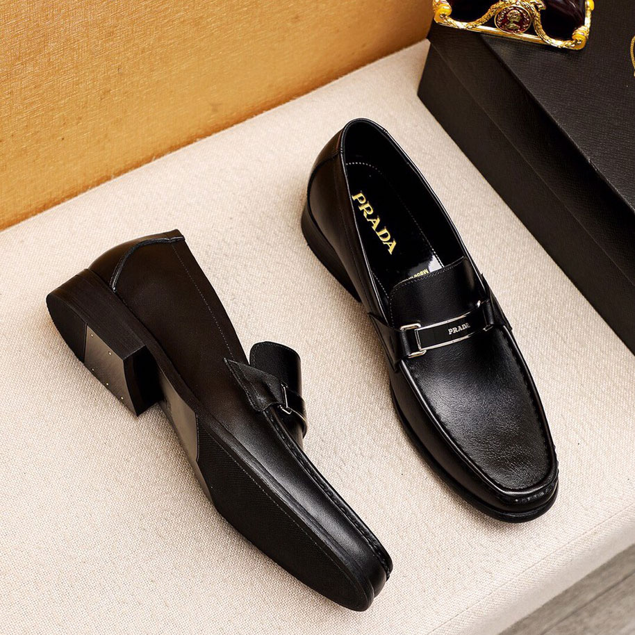 Giầy nam công sở da thật hiệu Prada siêu cấp