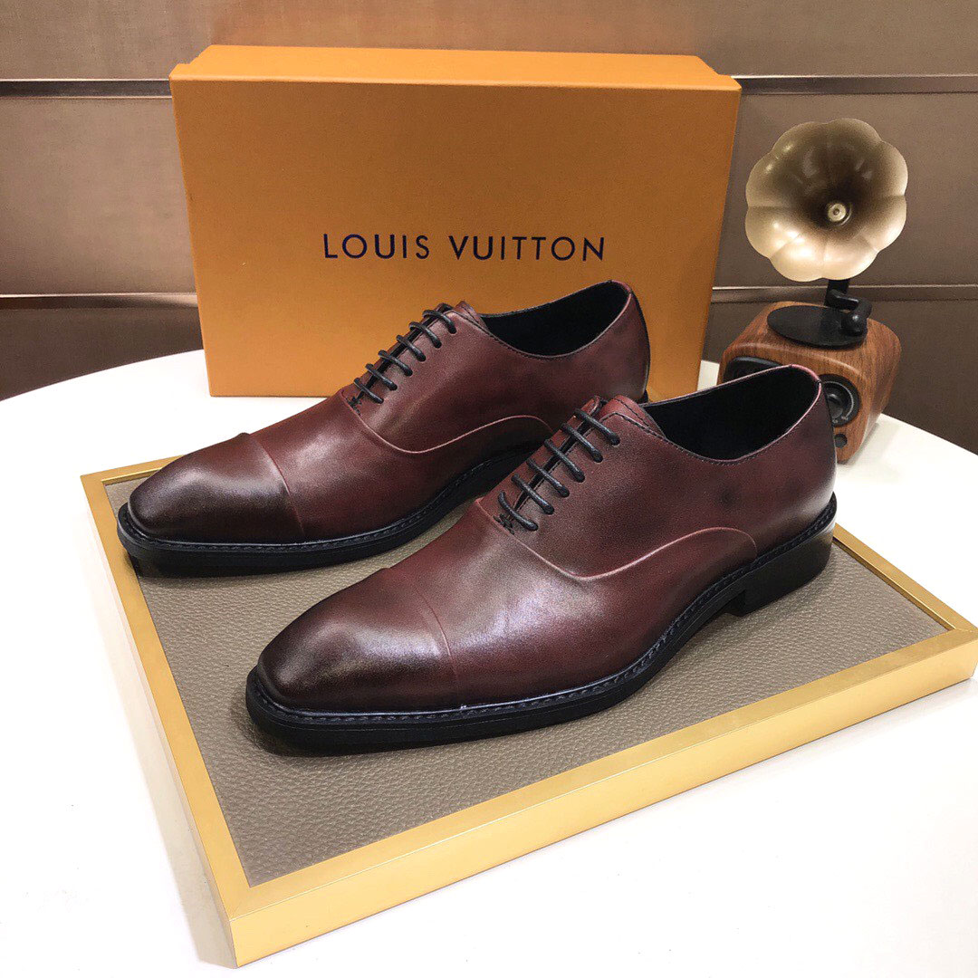 Giầy nam buộc dây hiệu Louis Vuittion siêu cấp