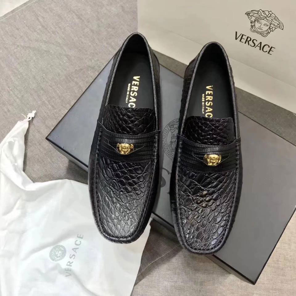Giầy lười nam hiệu Versace cao cấp