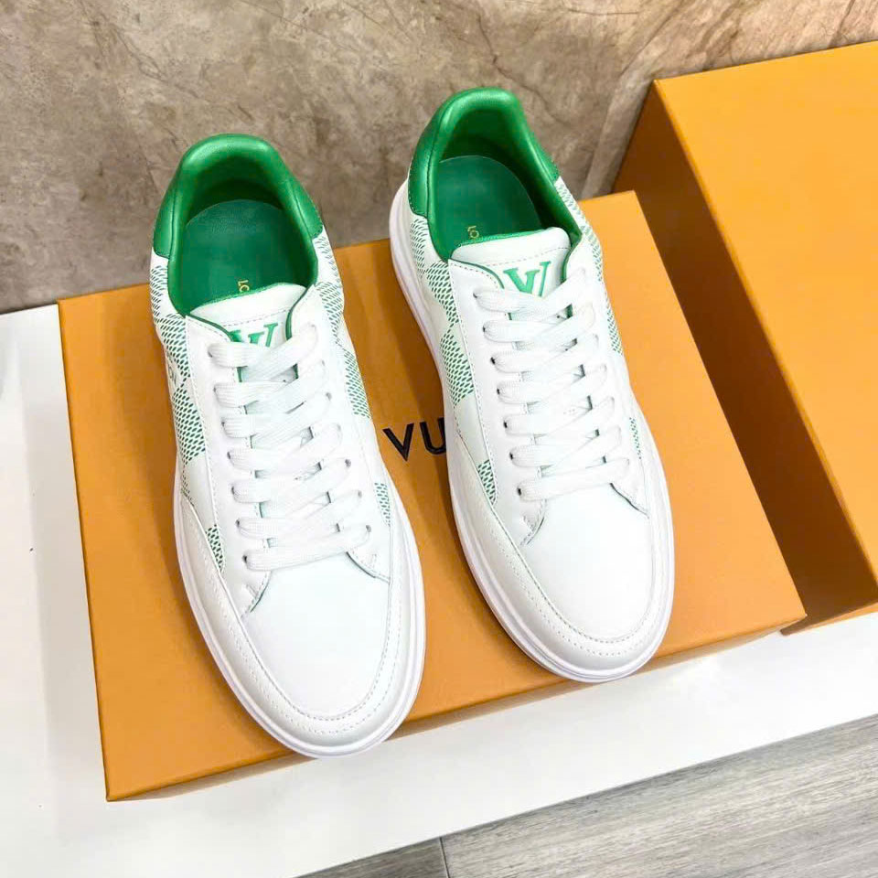 Giầy thể thao nam slip phối màu Louis Vuittion siêu cấp
