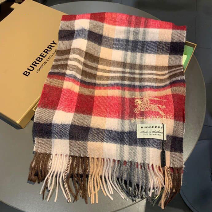 Khăn dạ mịn hiệu Burberry kẻ ô siêu cấp