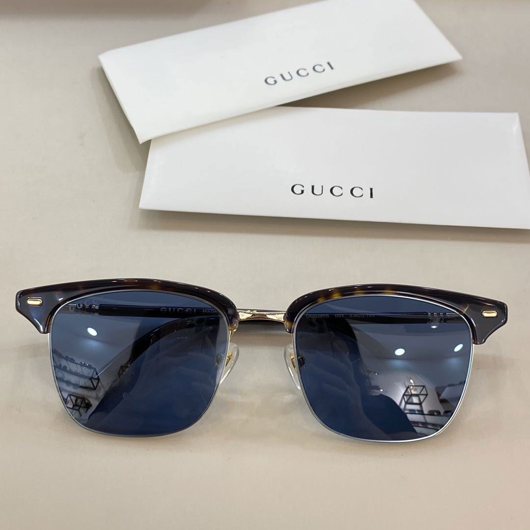 Kính hiệu Gucci gọng nhựa mắt xếch cao cấp