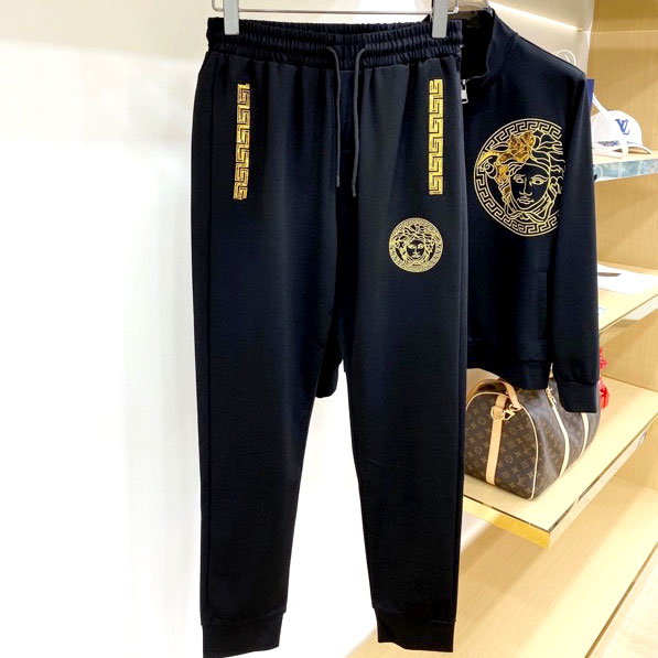Set bộ nam thể thao Versace phối logo vàng siêu cấp