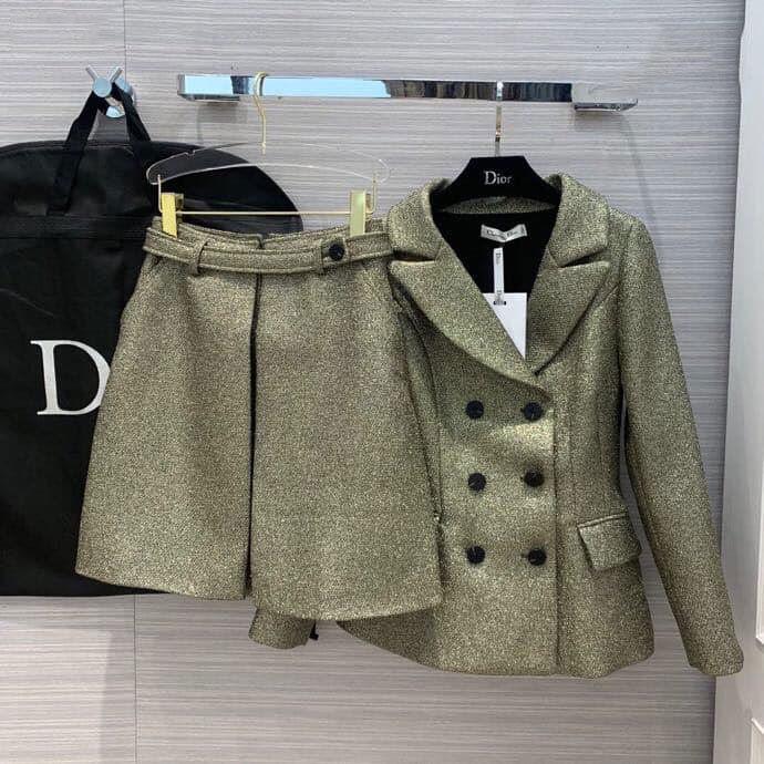 Sét bộ áo vest quần tây Dior cao cấp
