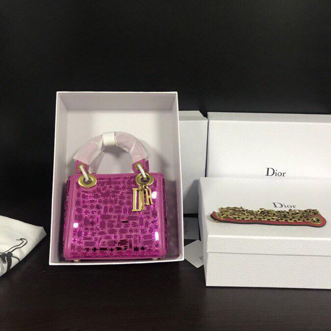 Túi Dior likeauth logo mạ vàng