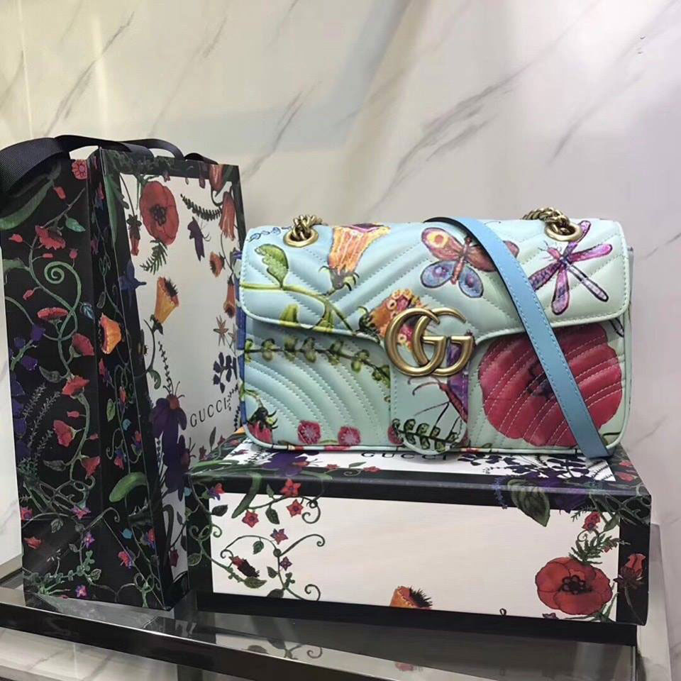 Túi xách Gucci họa tiết hoa