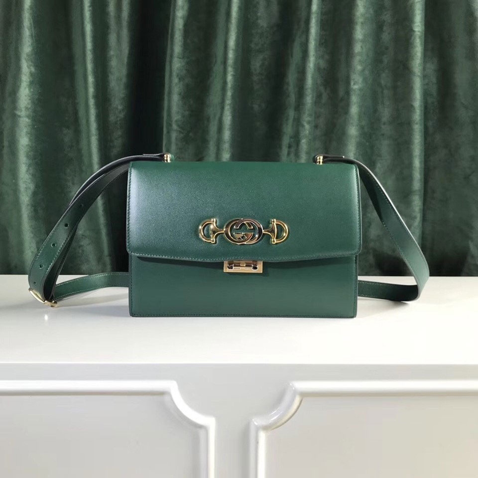 Túi Gucci cặp da mịn dây da đeo chéo