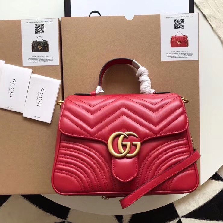 Túi Gucci cặp khoá vàng nguyên bản