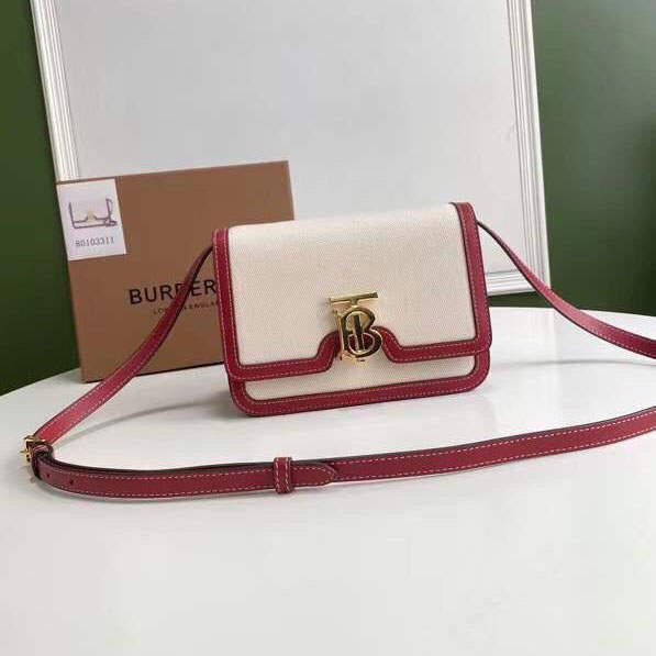 Túi xách cặp viền da Burberry siêu cấp