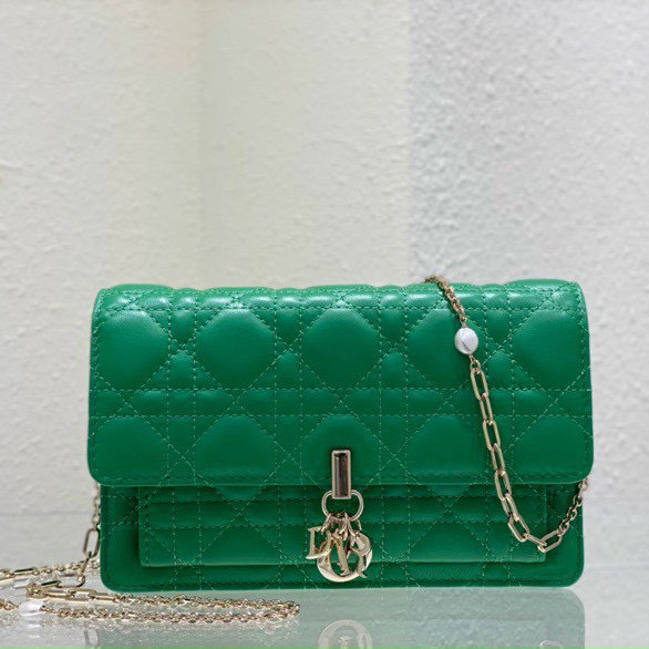Túi xách Dior cặp da khóa bạc likeauth
