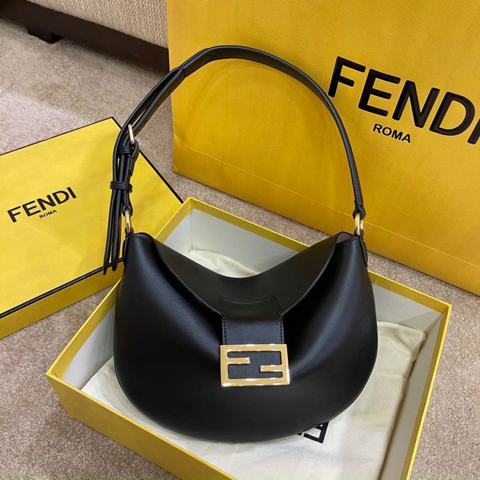 Túi xách đeo vai Fendi bầu da mịn mềm siêu cấp