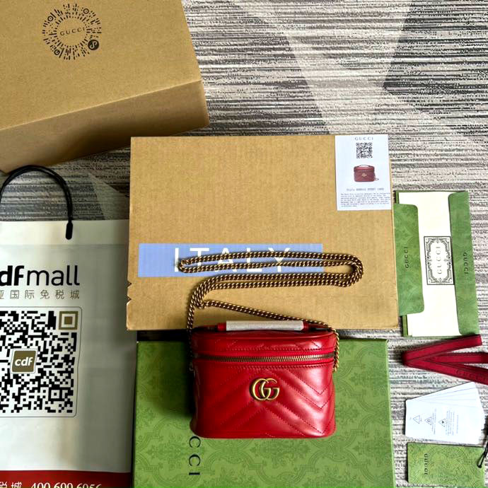 Túi xách Gucci cốp kéo khóa nắp siêu cấp