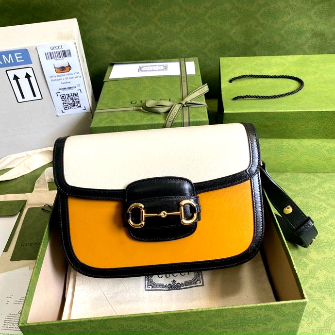 Túi xách Gucci cặp 3 màu viền đen siêu cấp