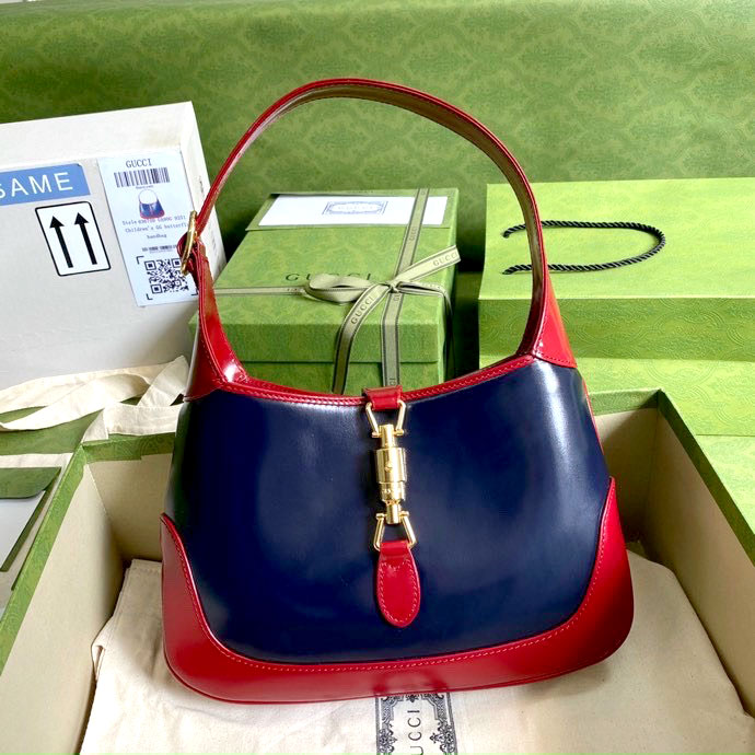 Túi xách Gucci quai đeo vai xanh viền đỏ siêu cấp
