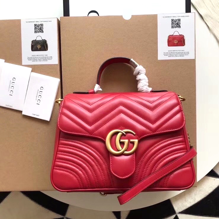 Túi xách cặp Gucci khoá vàng may da mịn likeauth Vip