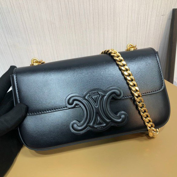 Túi xách Celine cặp khóa da xích vàng siêu cấp