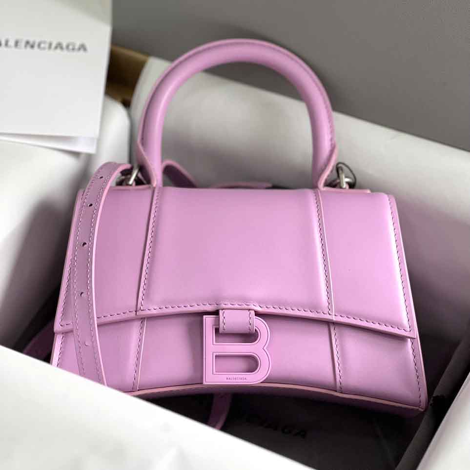 Túi xách tay khóa cùng màu Balenciaga siêu cấp
