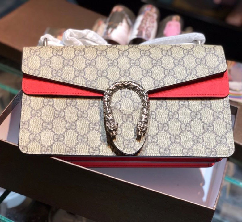 Túi xách gucci kết hợp 2 màu