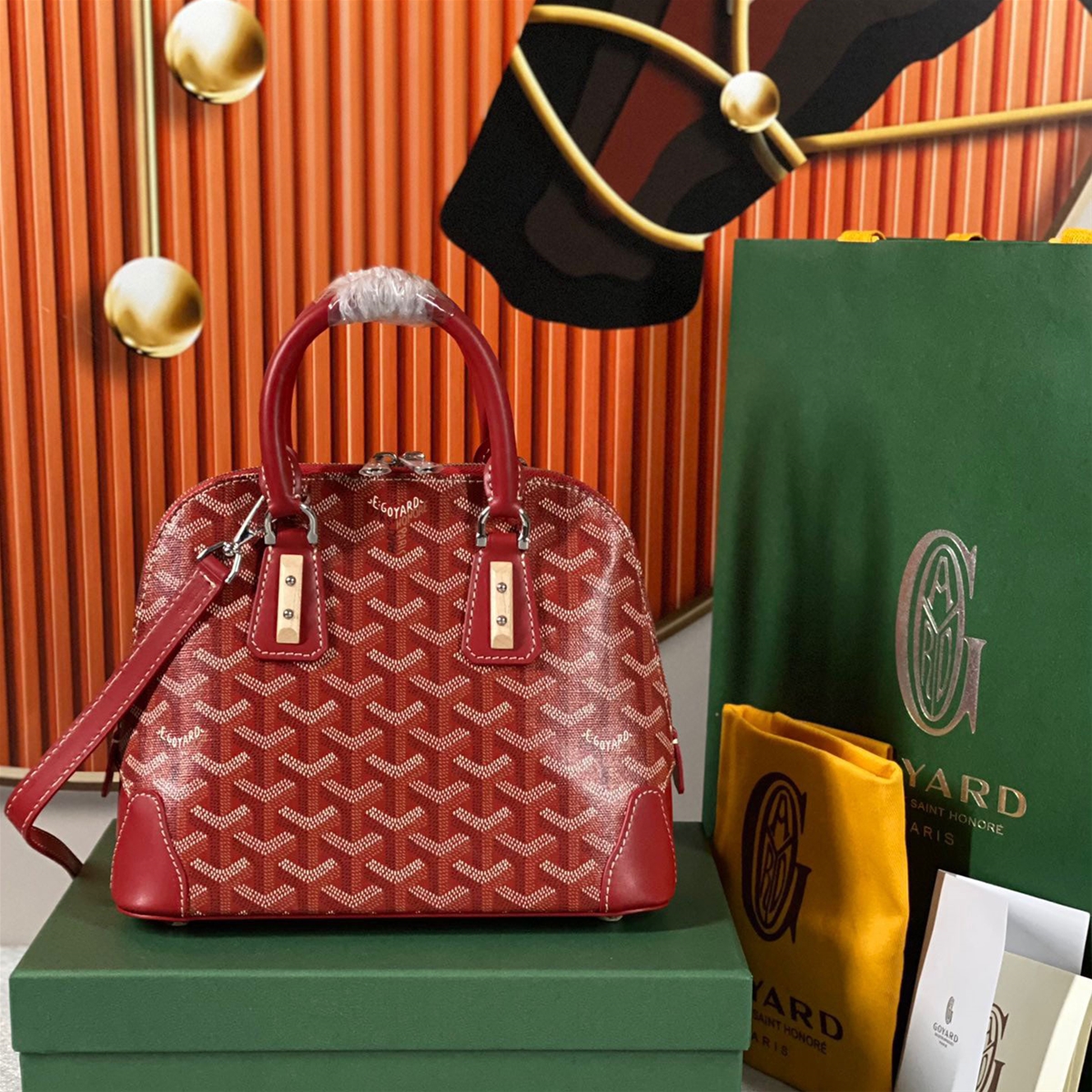 Túi xách hến Goyard kéo khóa siêu cấp 