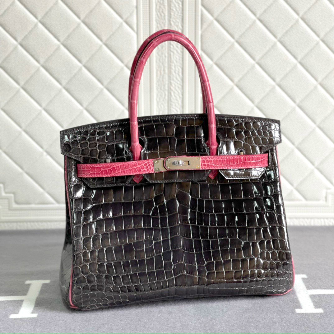 Túi xách Herms Birkin da cá sấu likeauth