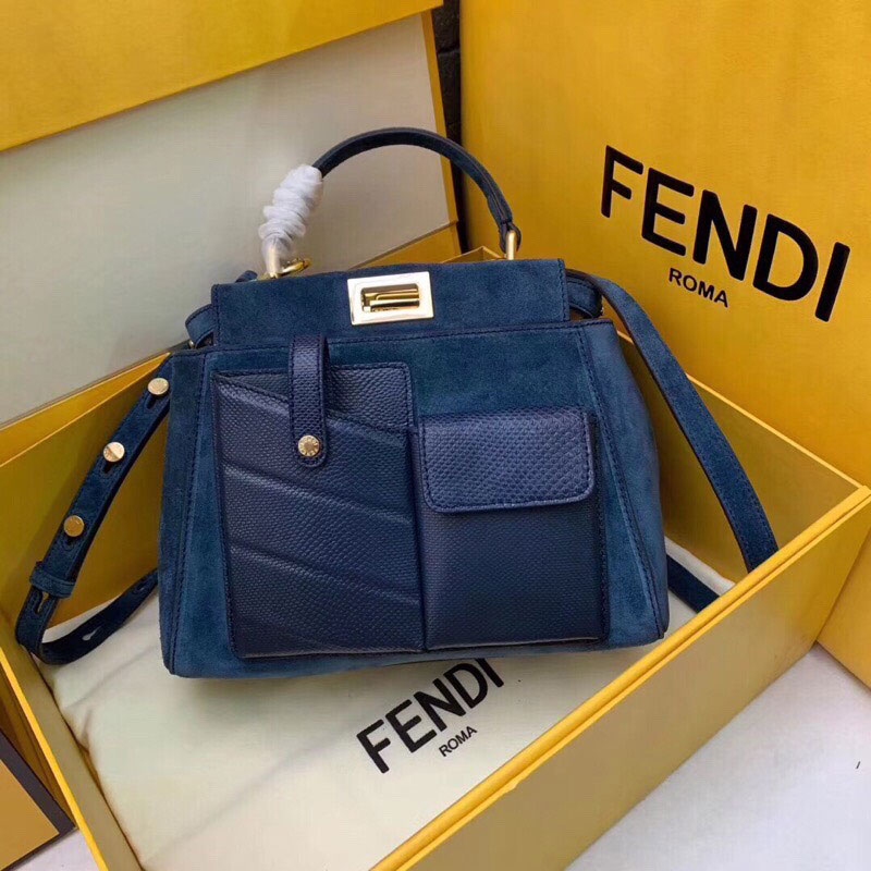 Túi xách hiệu Fendi da lộn siêu cấp