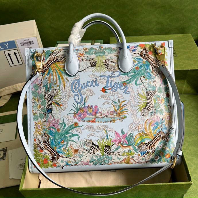 Túi xách Gucci tiger làn họa tiết quai da likeauth