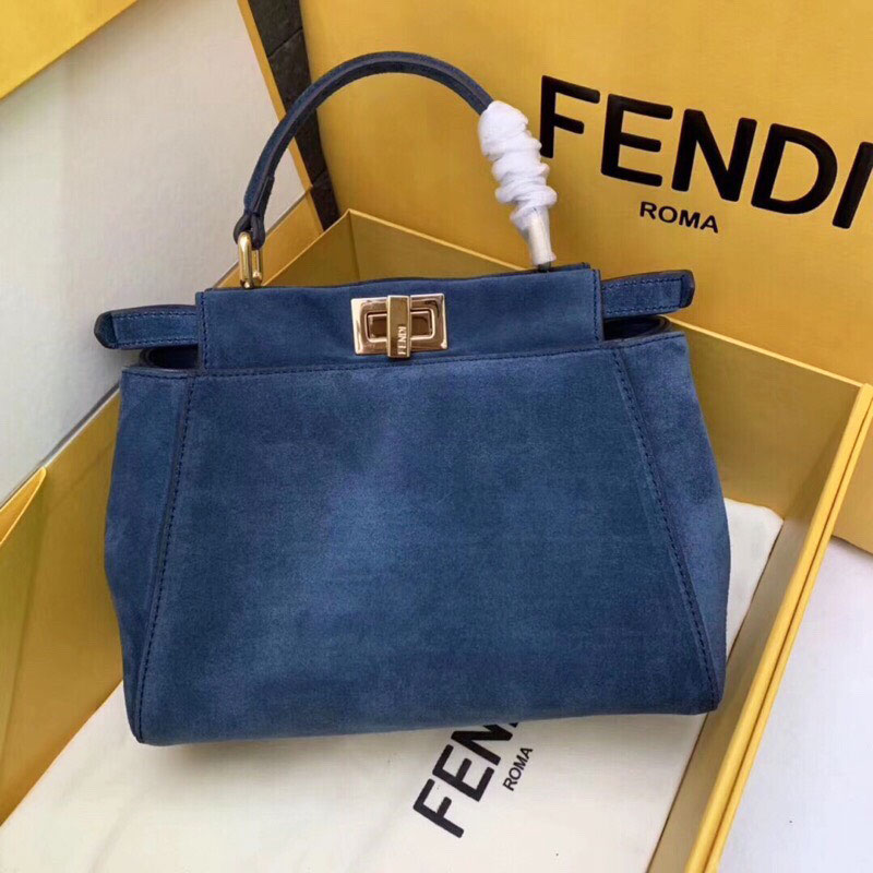 Túi xách da nhám hiệu Fendi  da lộn siêu cấp