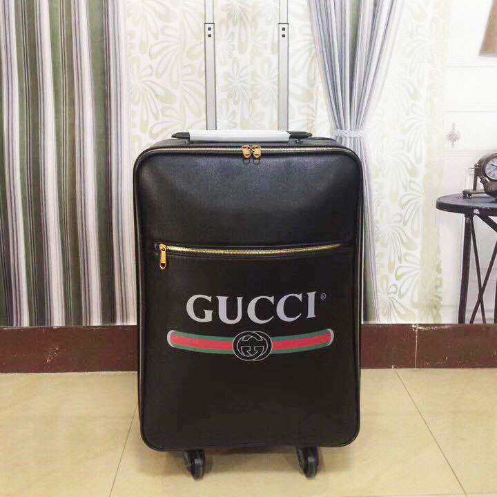 Vali hiệu Gucci siêu cấp 2 màu da thật