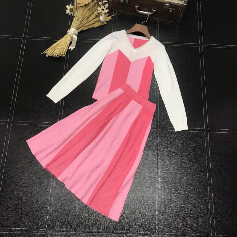 Váy len hiệu Dior cao cấp 