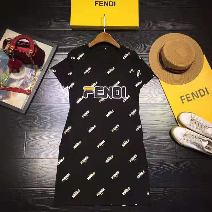 Váy Fendi nữ cotton hiệu Super 