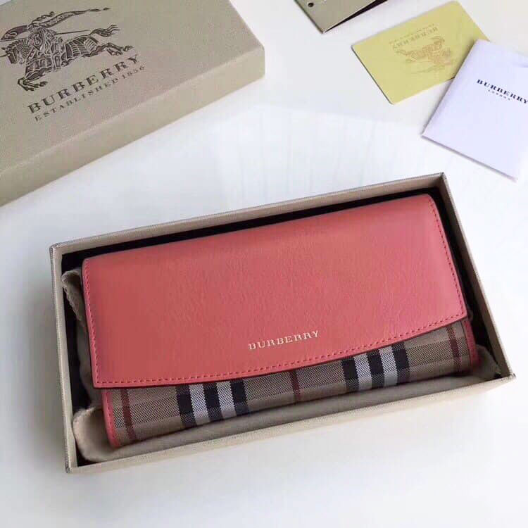 Ví Burberry nắp đen cầm tay siêu cấp