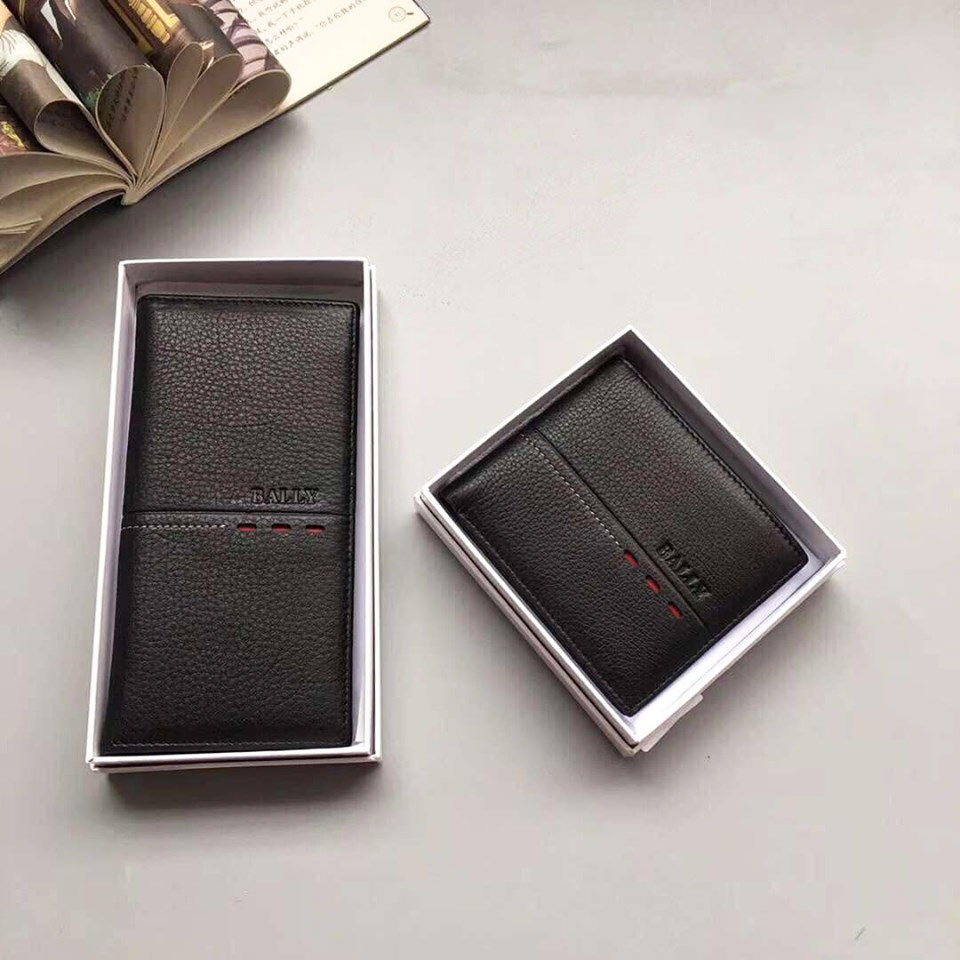 Ví nam hiệu Bally da mềm super