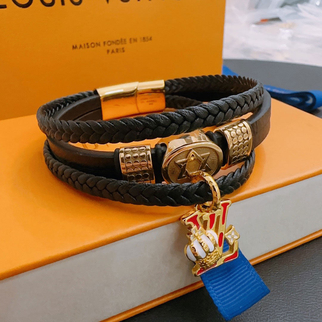 Vòng đeo tay phụ kiện khóa Louis Vuitton cao cấp