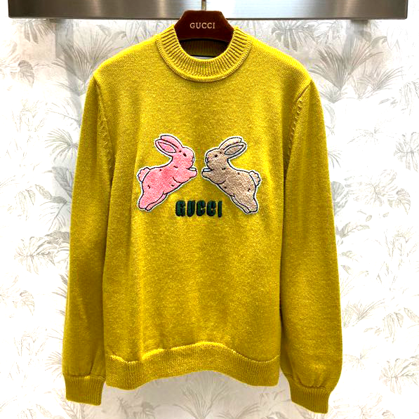 Áo len ngực thỏ Gucci cao cấp