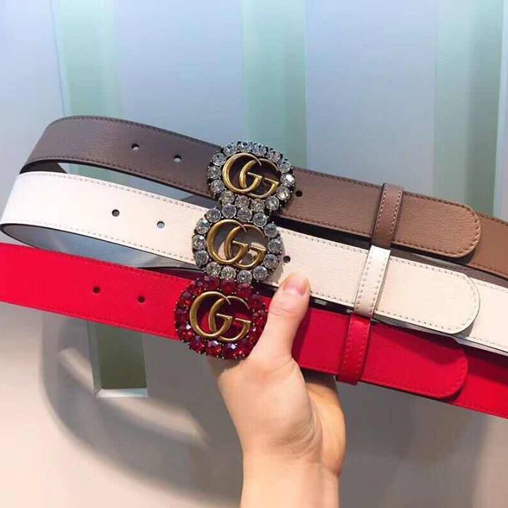 dây lưng gucci mặt ngọc3 màu 